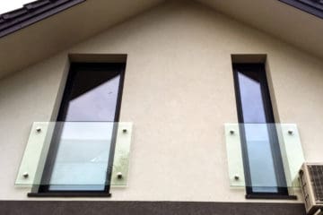 Balustrady szklane
